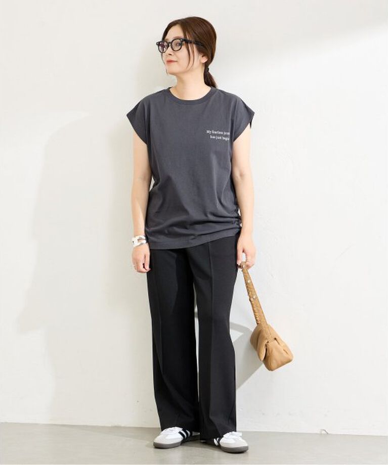 JOURNAL STANDARD「フレンチスリーブロゴTシャツ」|Tシャツ・カットソー|