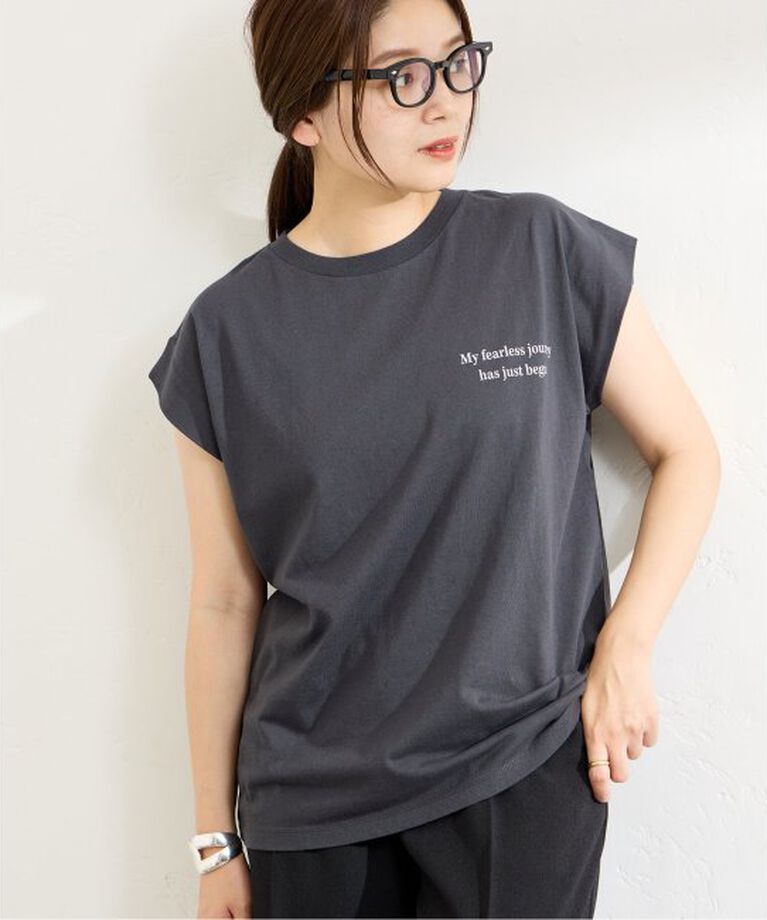 JOURNAL STANDARD「フレンチスリーブロゴTシャツ」|Tシャツ・カットソー|