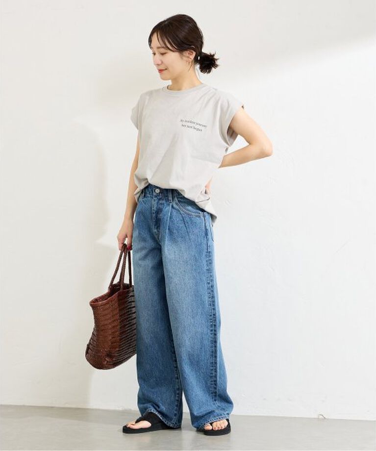 JOURNAL STANDARD「フレンチスリーブロゴTシャツ」|Tシャツ・カットソー|