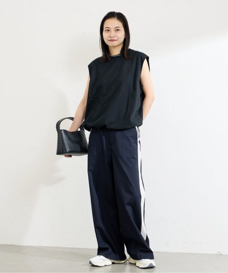 JOURNAL STANDARD「シャーリングノースリーブＴシャツ」|Tシャツ・カットソー|