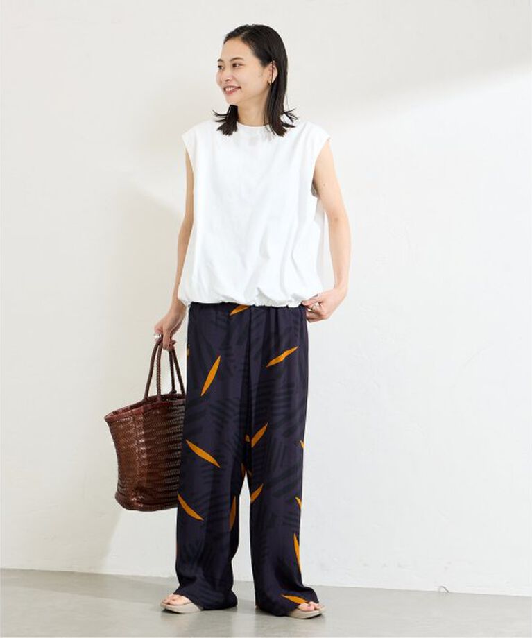 JOURNAL STANDARD「シャーリングノースリーブＴシャツ」|Tシャツ・カットソー|
