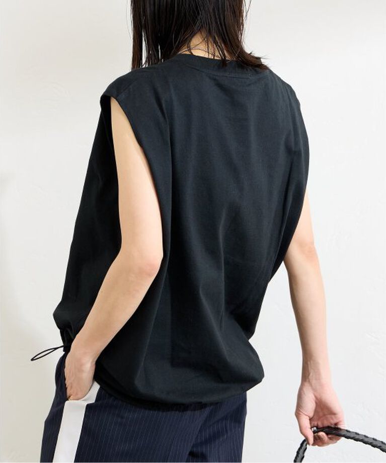JOURNAL STANDARD「シャーリングノースリーブＴシャツ」|Tシャツ・カットソー|