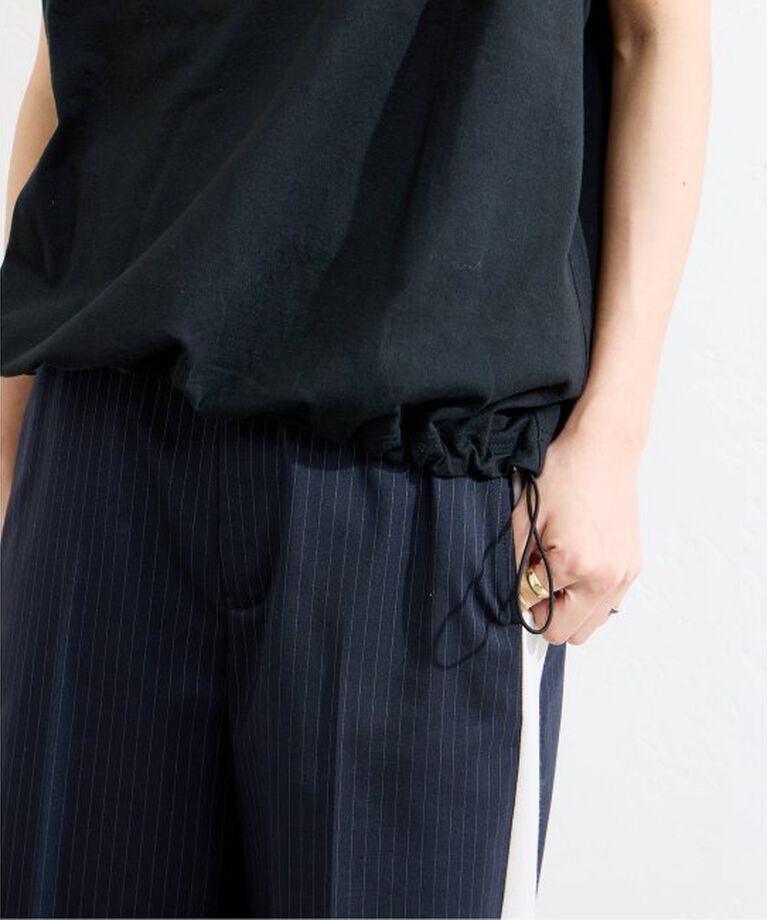 JOURNAL STANDARD「シャーリングノースリーブＴシャツ」|Tシャツ・カットソー|
