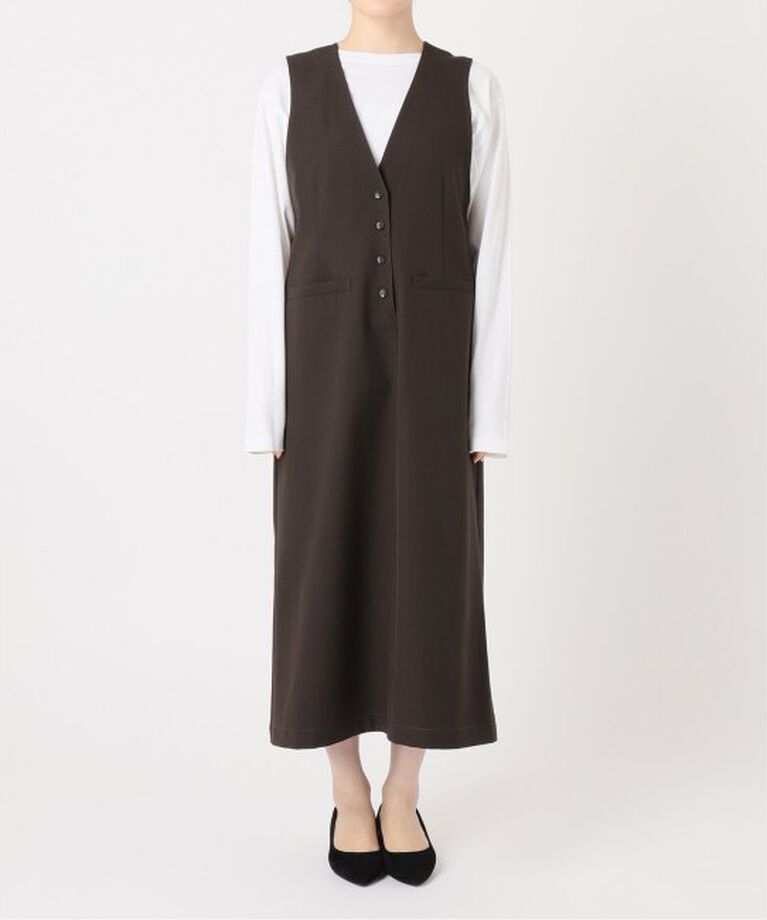 JOURNAL STANDARD relume「《2サイズ展開》ウォッシャブルストレッチジャンパースカート」|ワンピース|