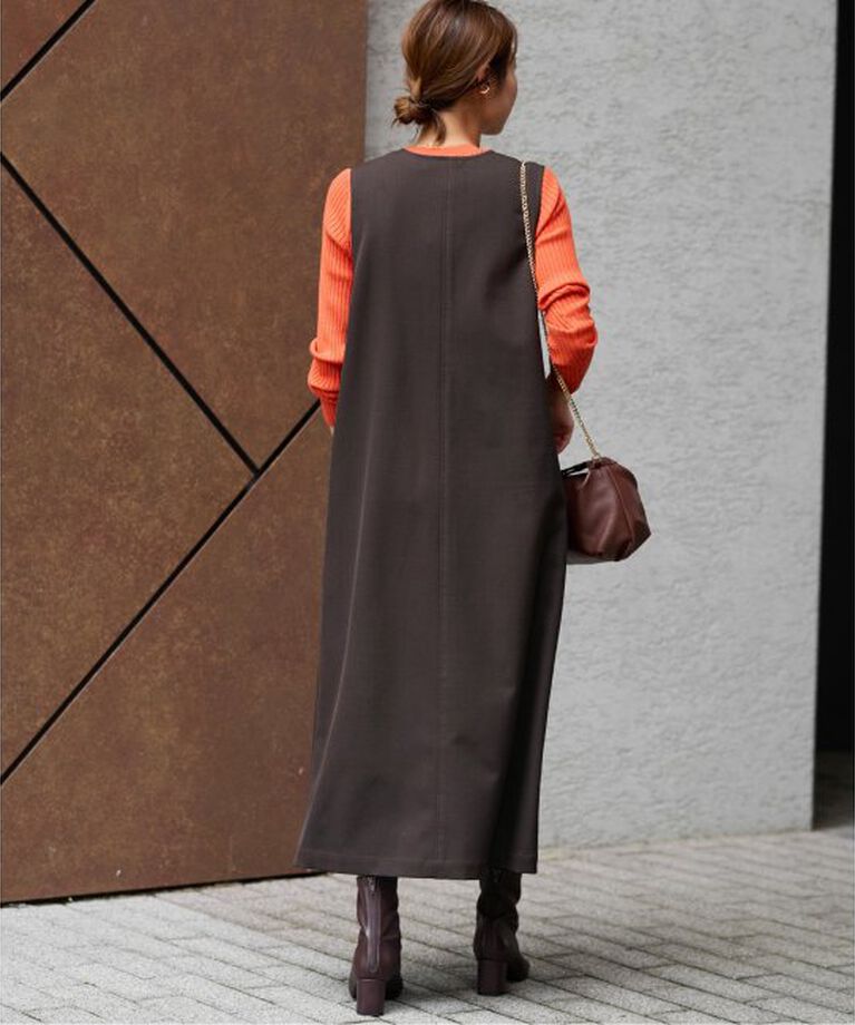 JOURNAL STANDARD relume「《2サイズ展開》ウォッシャブルストレッチジャンパースカート」|ワンピース|
