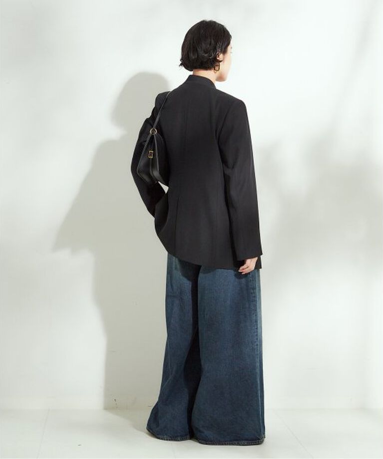 journal standard L'essage「ヴィスポリギャバノーカラージャケット」|ノーカラージャケット|