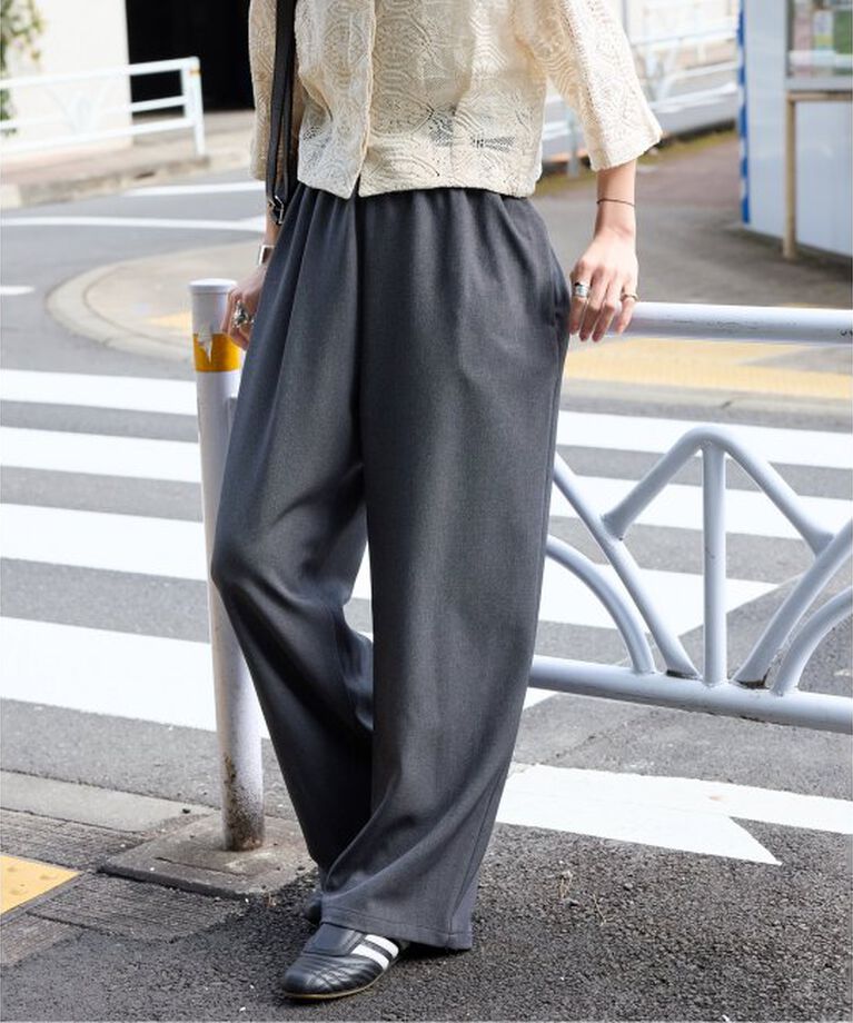 JOURNAL STANDARD「《追加2》ウールライクストレッチワイドパンツ」|その他|