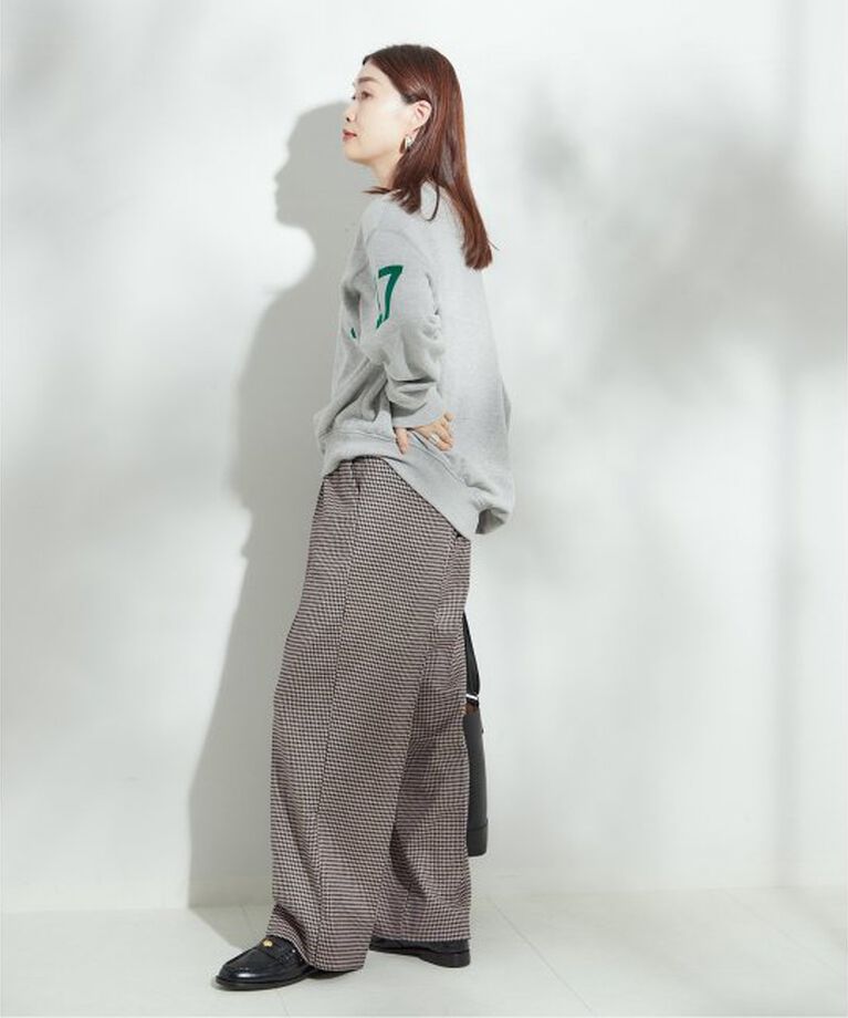 journal standard L'essage「ガンクラブチェック/ヘリンボン2タックパンツ2」|スラックス|