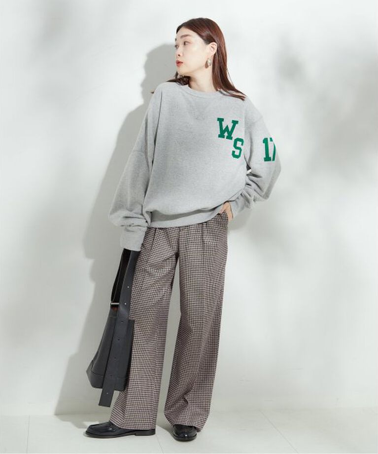 journal standard L'essage「ガンクラブチェック/ヘリンボン2タックパンツ2」|スラックス|