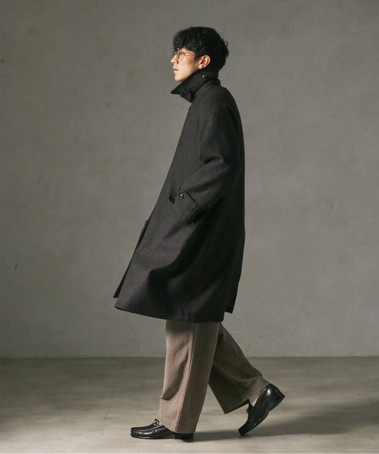 JOURNAL STANDARD relume「HIGH LAND WOOL オーバーサイズバルマカーンコート」|ステンカラーコート|