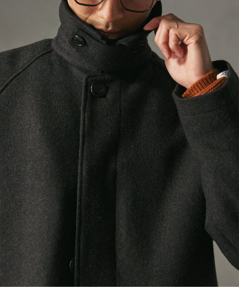JOURNAL STANDARD relume「HIGH LAND WOOL オーバーサイズバルマカーンコート」|ステンカラーコート|