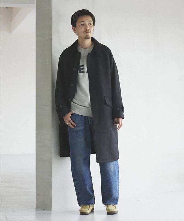 JOURNAL STANDARD relume「HIGH LAND WOOL オーバーサイズバルマカーンコート」|ステンカラーコート|