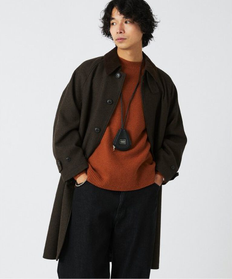 JOURNAL STANDARD relume「HIGH LAND WOOL オーバーサイズバルマカーンコート」|ステンカラーコート|