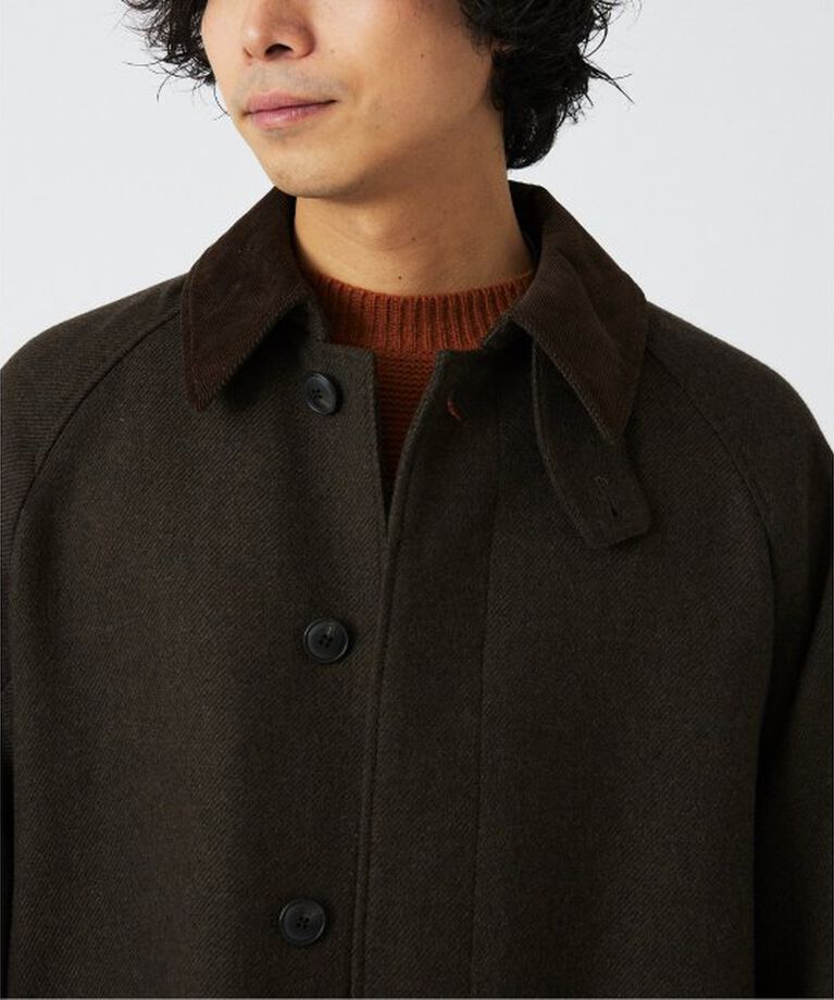 JOURNAL STANDARD relume「HIGH LAND WOOL オーバーサイズバルマカーンコート」|ステンカラーコート|