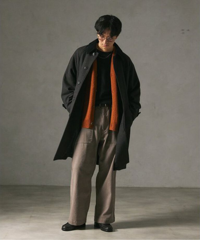 JOURNAL STANDARD relume「HIGH LAND WOOL オーバーサイズバルマカーンコート」|ステンカラーコート|