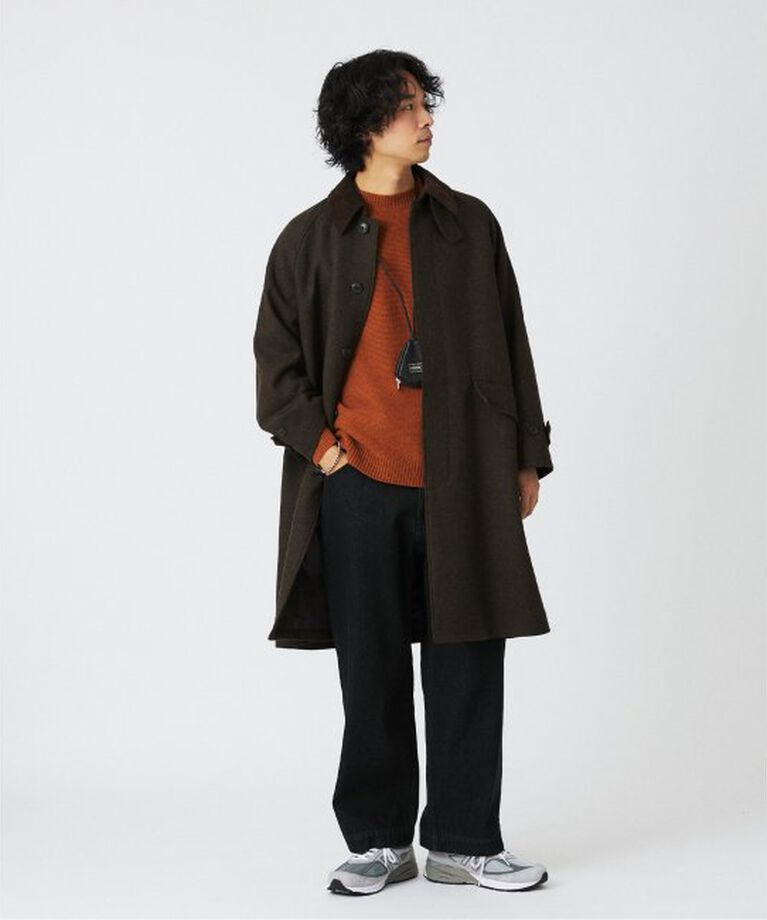 JOURNAL STANDARD relume「HIGH LAND WOOL オーバーサイズバルマカーンコート」|ステンカラーコート|