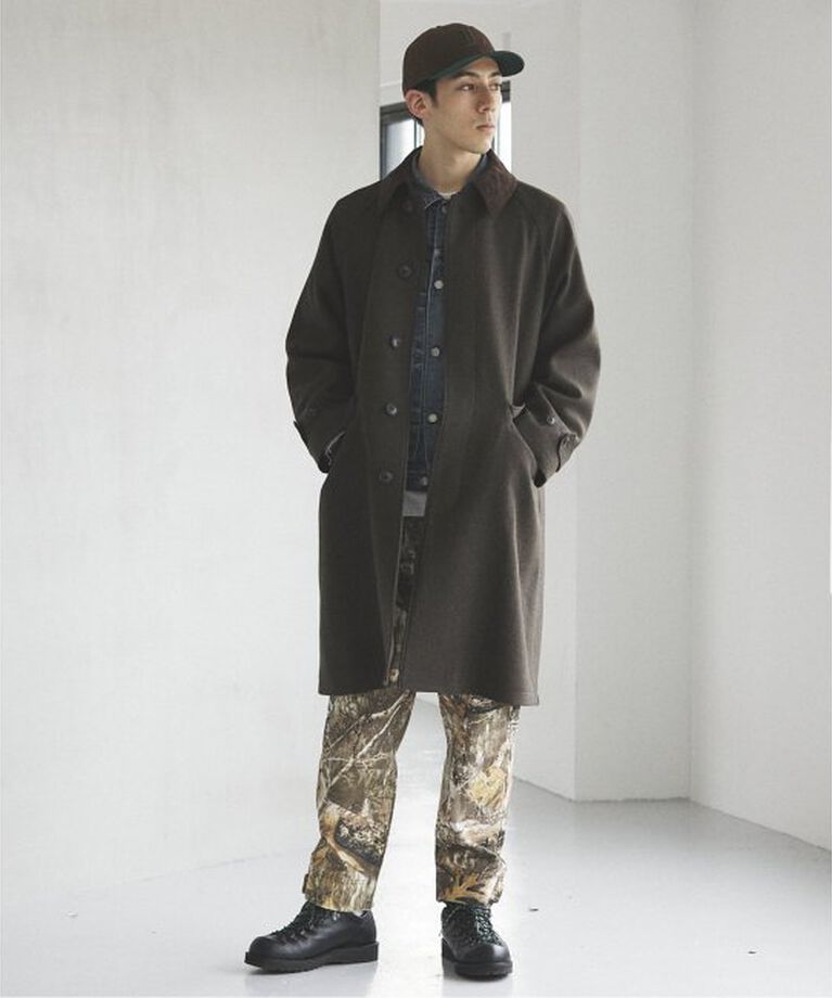 JOURNAL STANDARD relume「HIGH LAND WOOL オーバーサイズバルマカーンコート」|ステンカラーコート|
