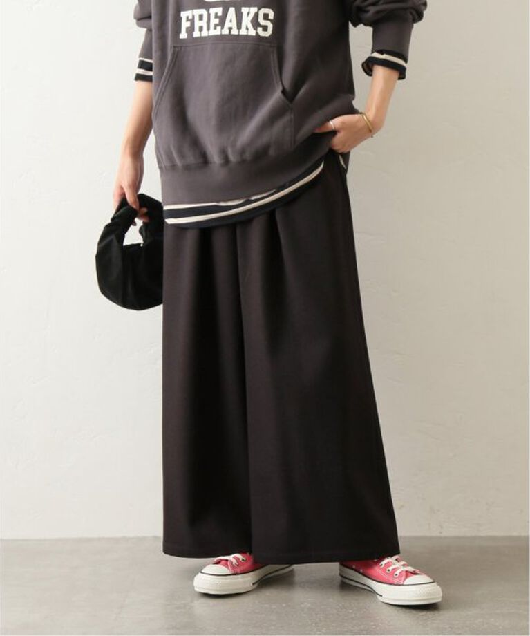 JOURNAL STANDARD relume「《追加4》ウォッシャブルサージストレッチタックワイドパンツ」|スラックス|
