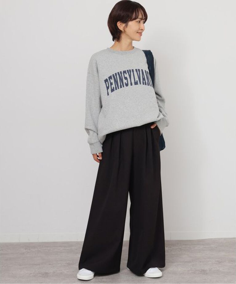 JOURNAL STANDARD relume「《追加4》ウォッシャブルサージストレッチタックワイドパンツ」|スラックス|