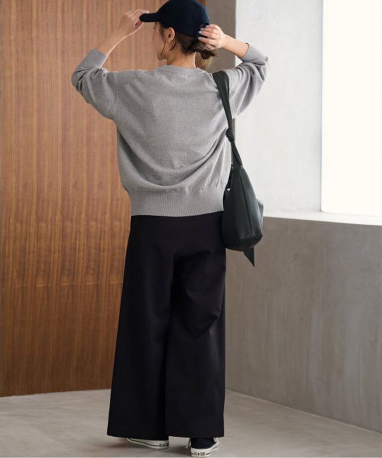 JOURNAL STANDARD relume「《追加4》ウォッシャブルサージストレッチタックワイドパンツ」|スラックス|