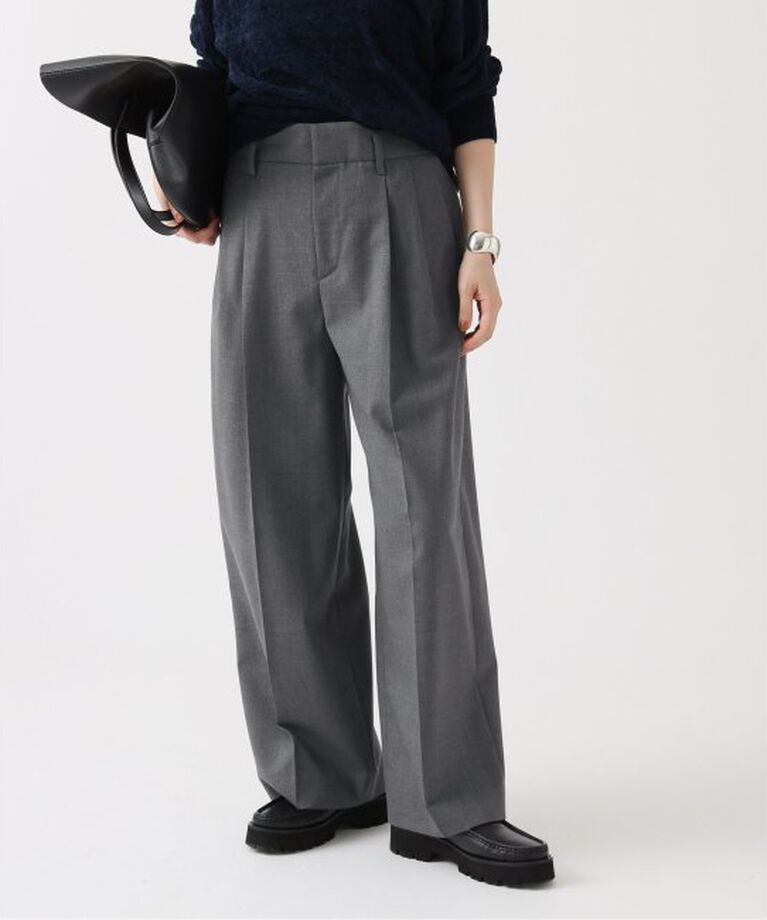 journal standard L'essage「ハイツイストウールワイドパンツ」|スラックス|