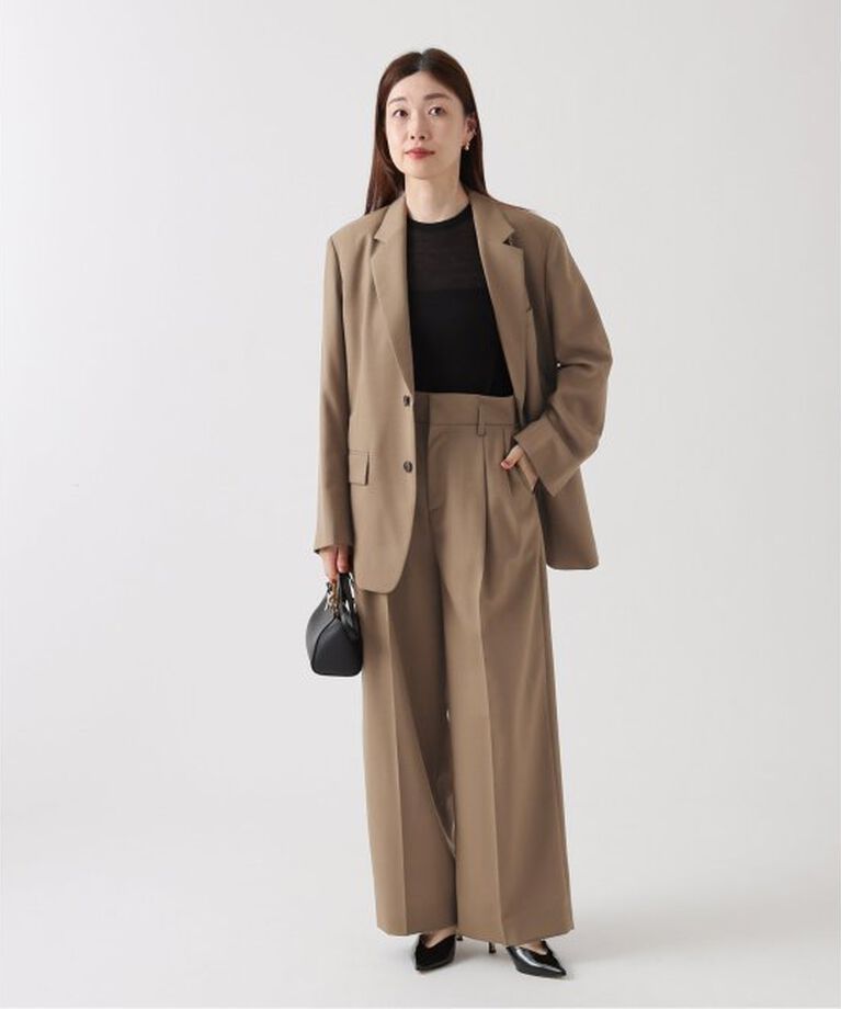 journal standard L'essage「ハイツイストウールワイドパンツ」|スラックス|