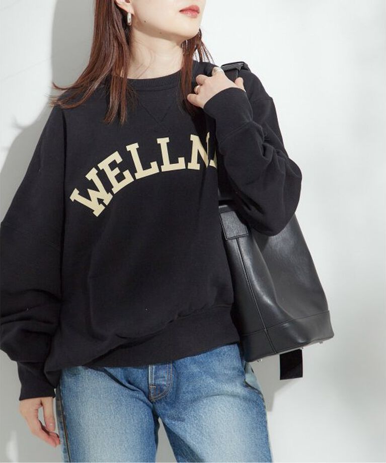 journal standard L'essage「《追加2》《別注》【INSCRIRE /アンスクリア】Asymmetry Sweat Shirt：スウェット」|スウェット・ジャージ|ブラック