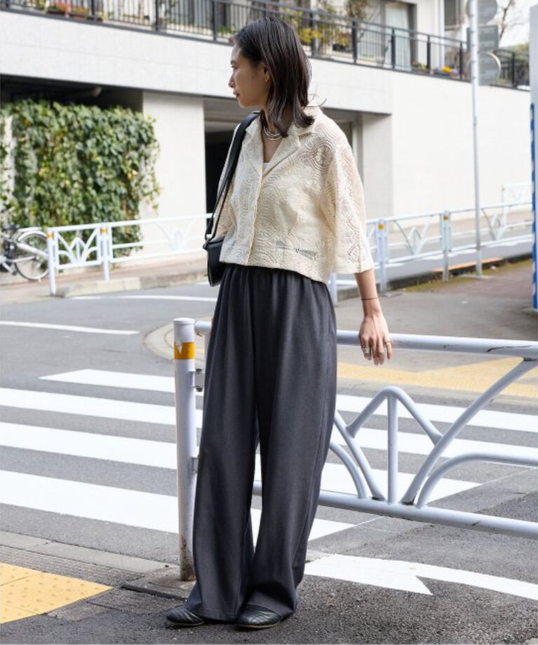JOURNAL STANDARD「《追加3》ウールライクストレッチワイドパンツ」|その他|