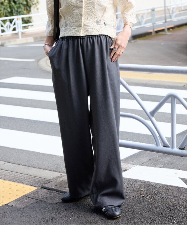 JOURNAL STANDARD「《追加3》ウールライクストレッチワイドパンツ」|その他|