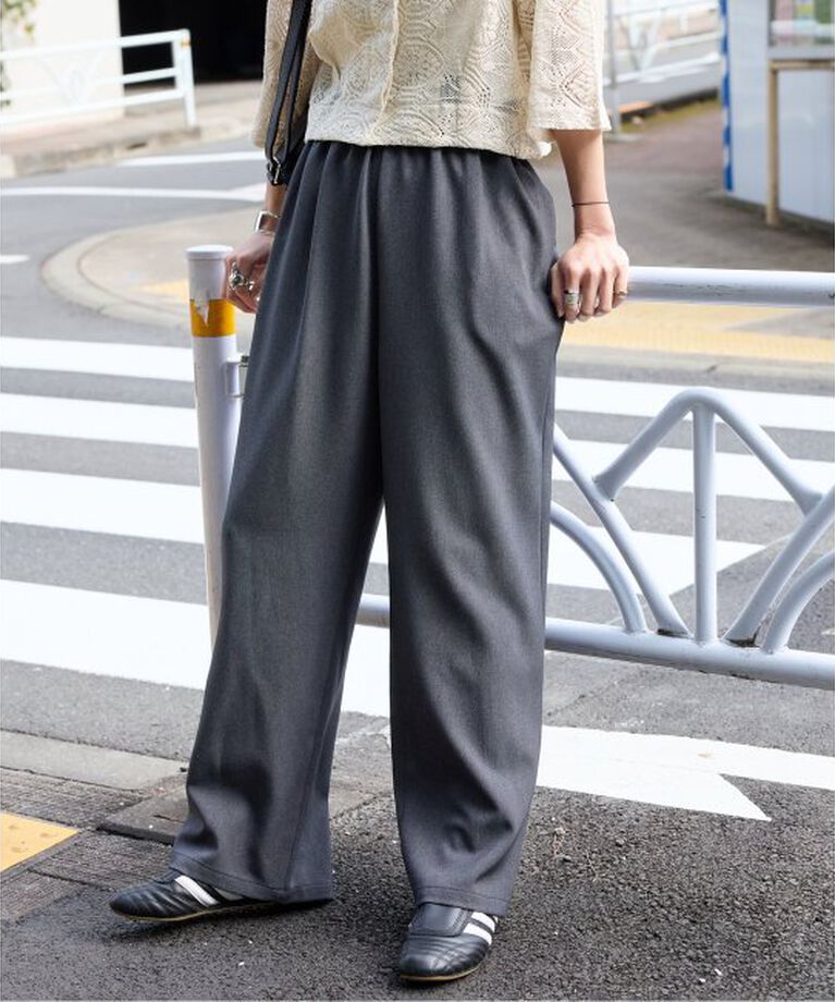 JOURNAL STANDARD「《追加3》ウールライクストレッチワイドパンツ」|その他|