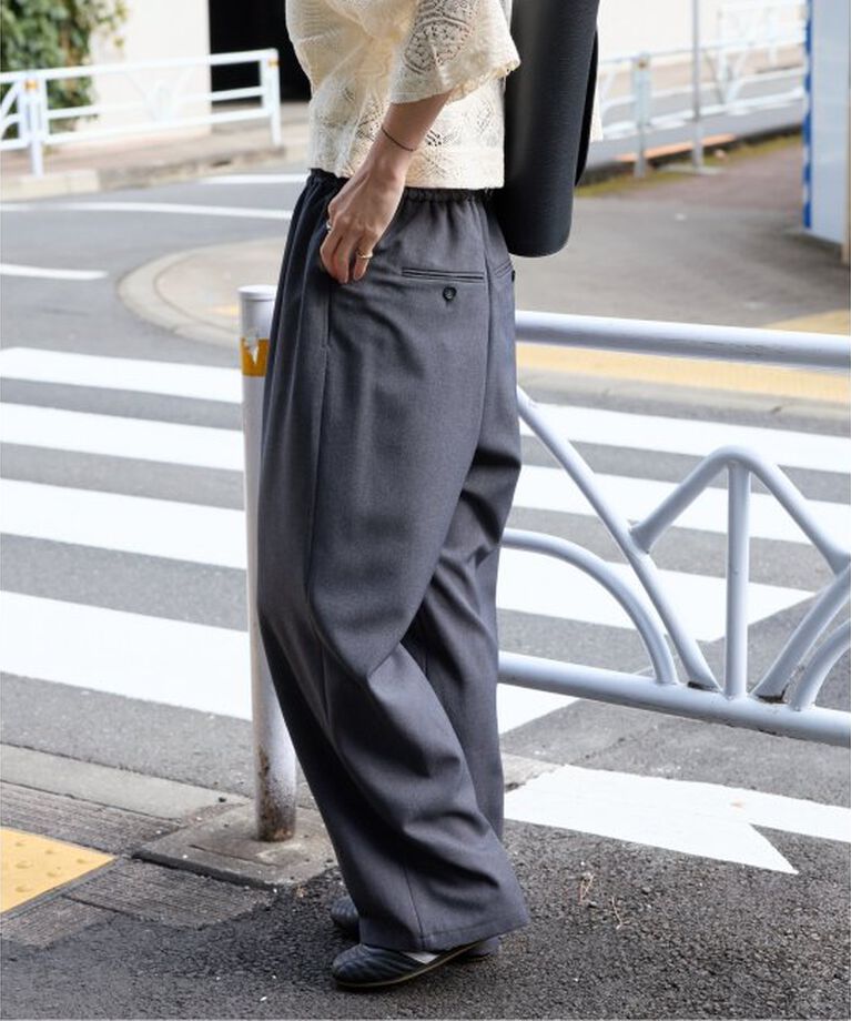 JOURNAL STANDARD「《追加3》ウールライクストレッチワイドパンツ」|その他|