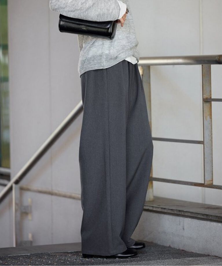 JOURNAL STANDARD「《追加3》ウールライクストレッチワイドパンツ」|その他|