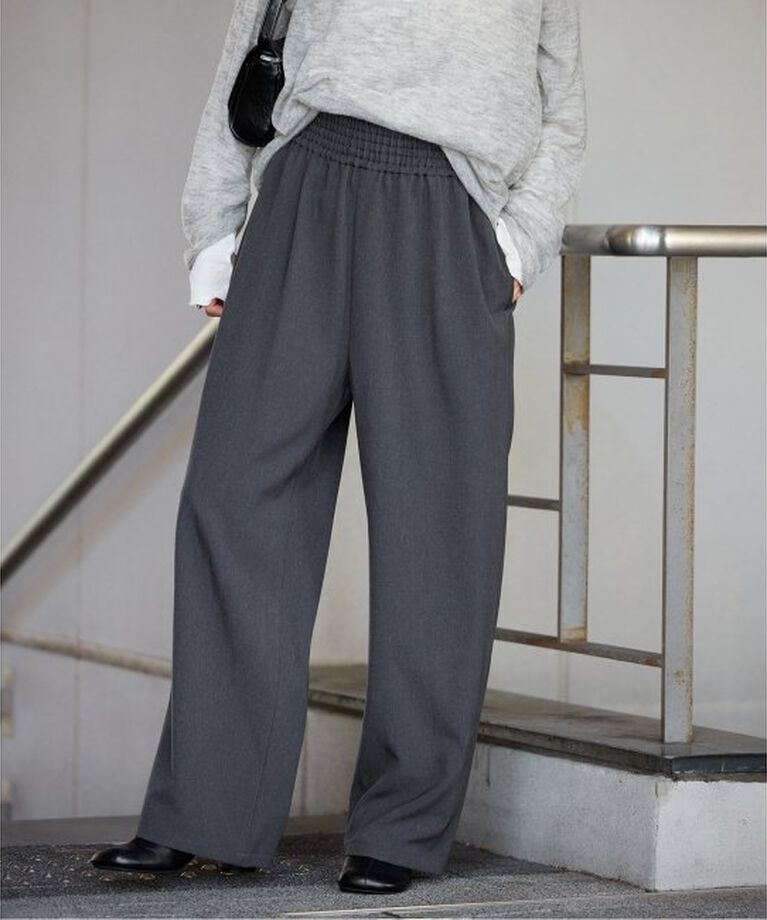 JOURNAL STANDARD「《追加3》ウールライクストレッチワイドパンツ」|その他|
