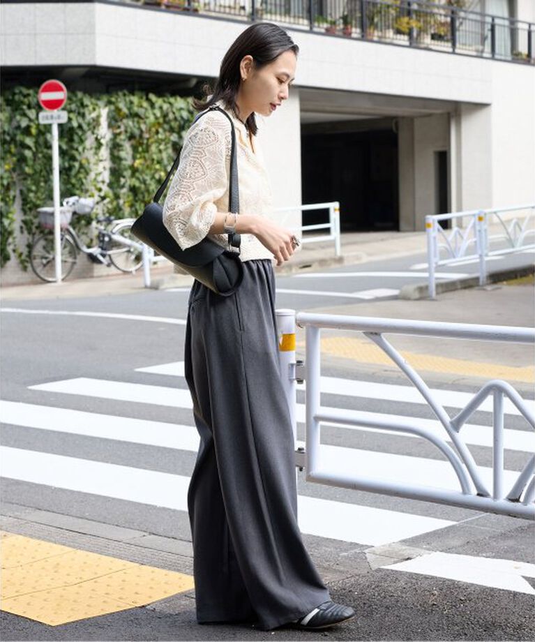 JOURNAL STANDARD「《追加3》ウールライクストレッチワイドパンツ」|その他|