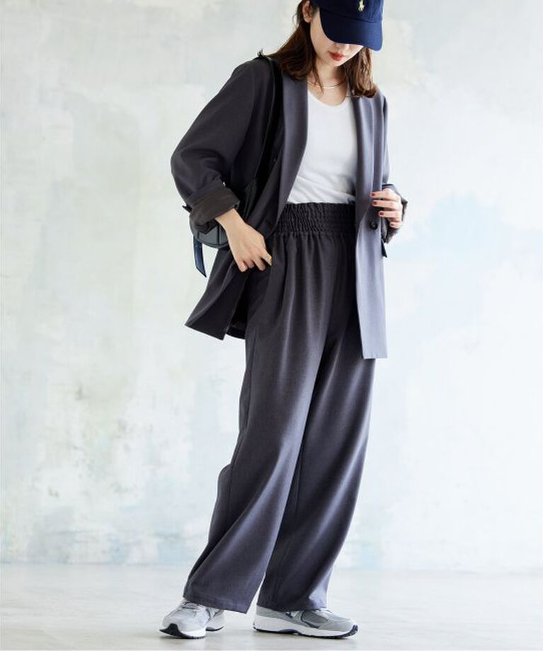 JOURNAL STANDARD「《追加3》ウールライクストレッチワイドパンツ」|その他|