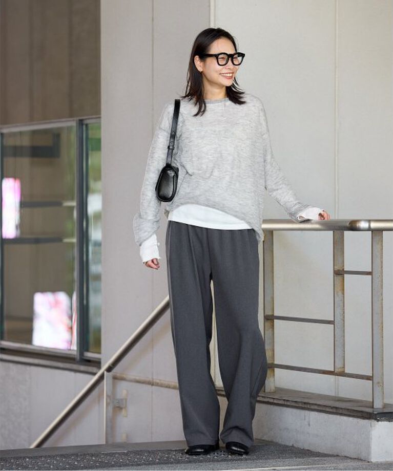 JOURNAL STANDARD「《追加3》ウールライクストレッチワイドパンツ」|その他|