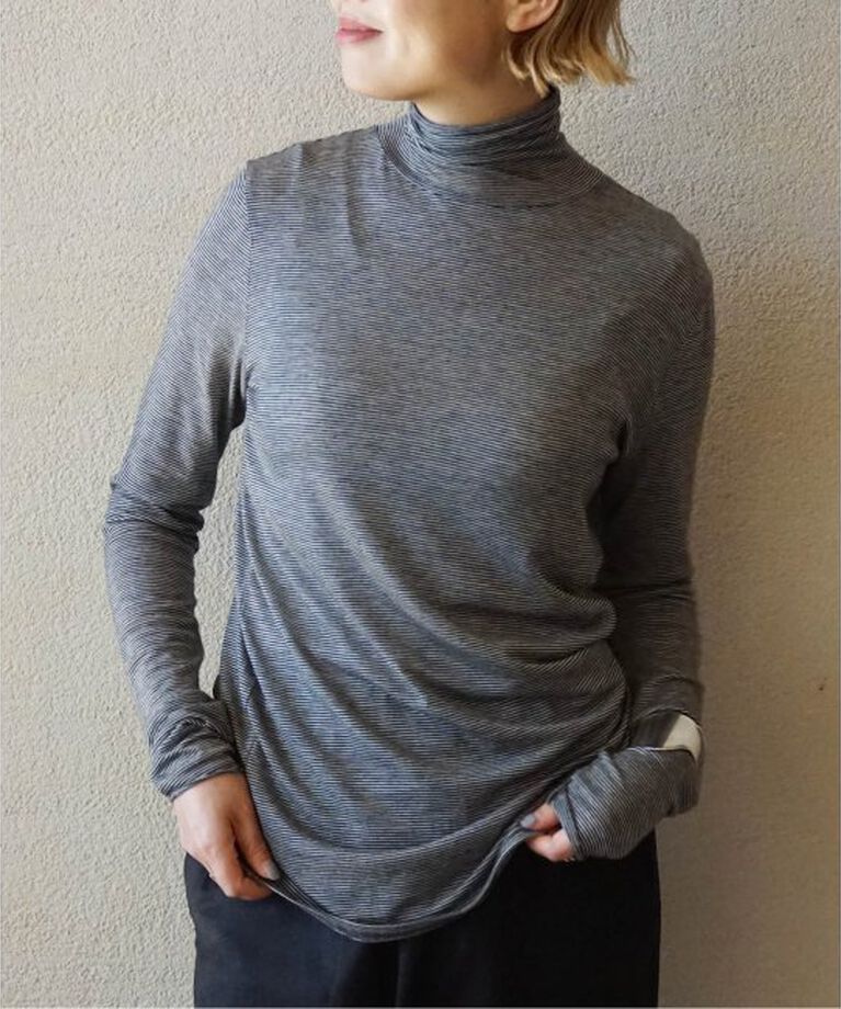 journal standard luxe「シアージャージ タートルネックプルオーバー」|Tシャツ・カットソー|グレー