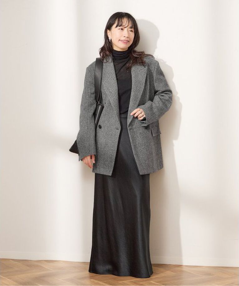 journal standard L'essage「チェックヘリンボーンブレザー」|テーラードジャケット|