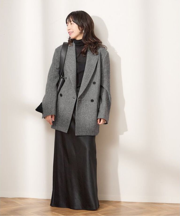 journal standard L'essage「チェックヘリンボーンブレザー」|テーラードジャケット|