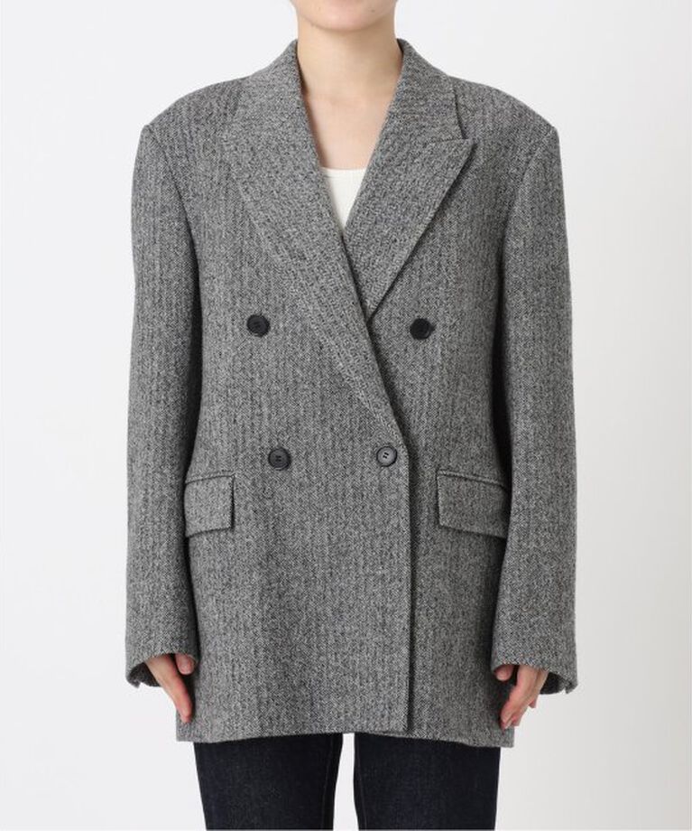 journal standard L'essage「チェックヘリンボーンブレザー」|テーラードジャケット|