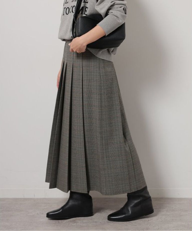 JOURNAL STANDARD relume「チェックプリーツスカート」|スカート|グレーA