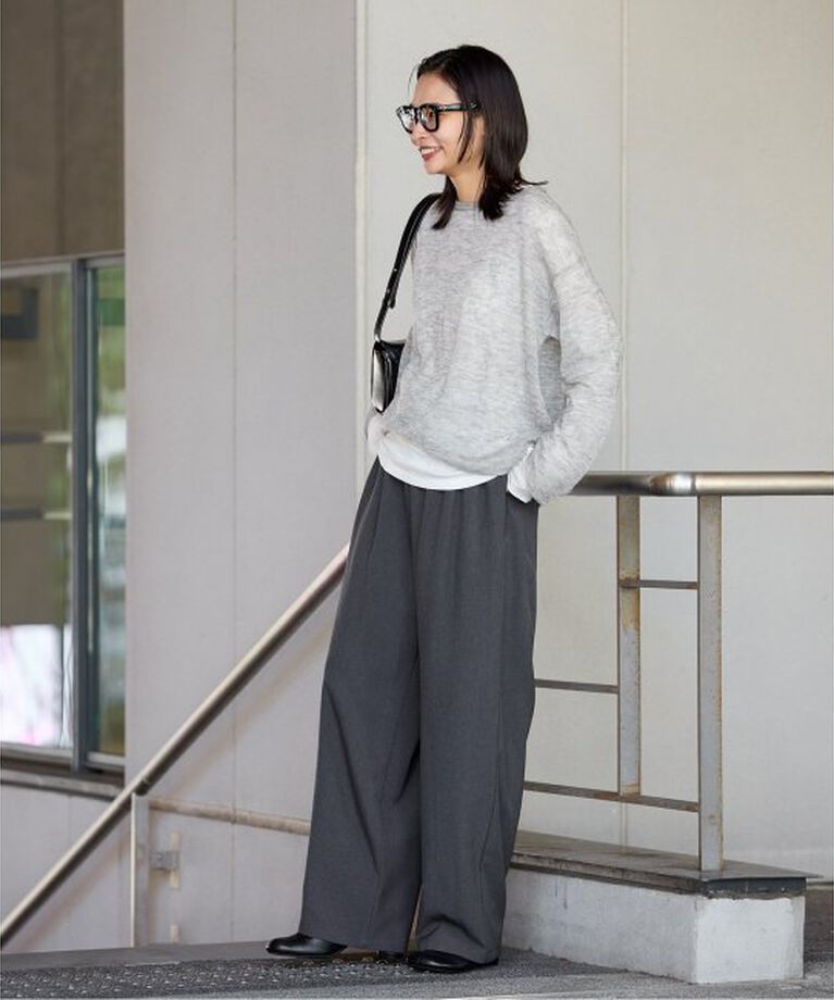 JOURNAL STANDARD「《追加5》ウールライクストレッチワイドパンツ」|その他|