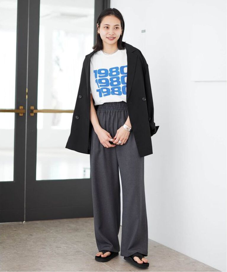 JOURNAL STANDARD「《追加5》ウールライクストレッチワイドパンツ」|その他|
