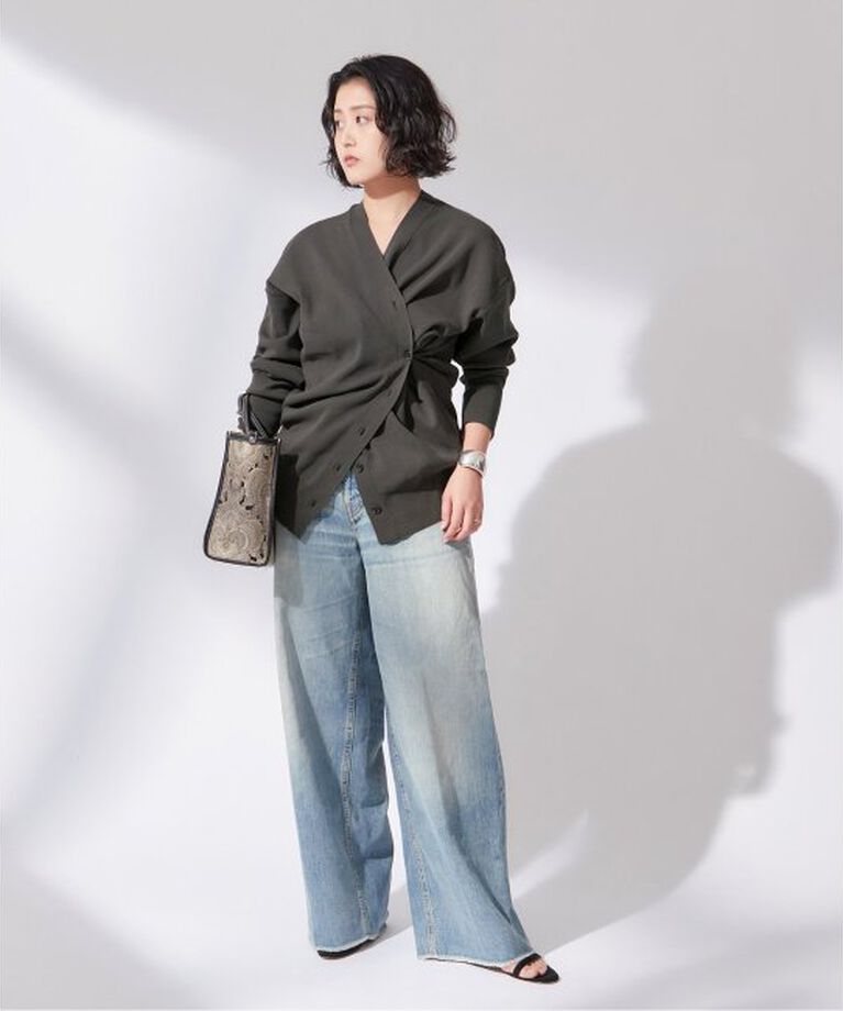 journal standard L'essage「【HAIKURE/ハイクル】BETHANY ASIAN FIT ICONIC BLUE：デニム」|デニム|