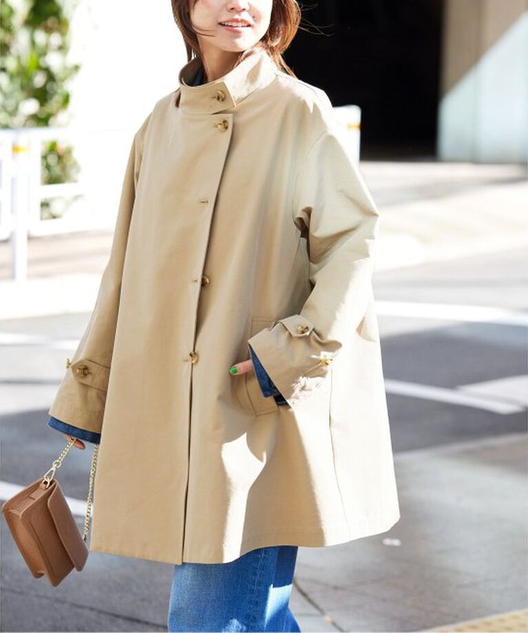 JOURNAL STANDARD relume「《追加》スタンドポンチョコート」|トレンチコート|