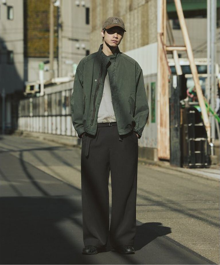 JOURNAL STANDARD「ベルテッド ワイドスラックスパンツ」|スラックス|