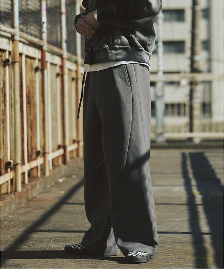 JOURNAL STANDARD「ベルテッド ワイドスラックスパンツ」|スラックス|