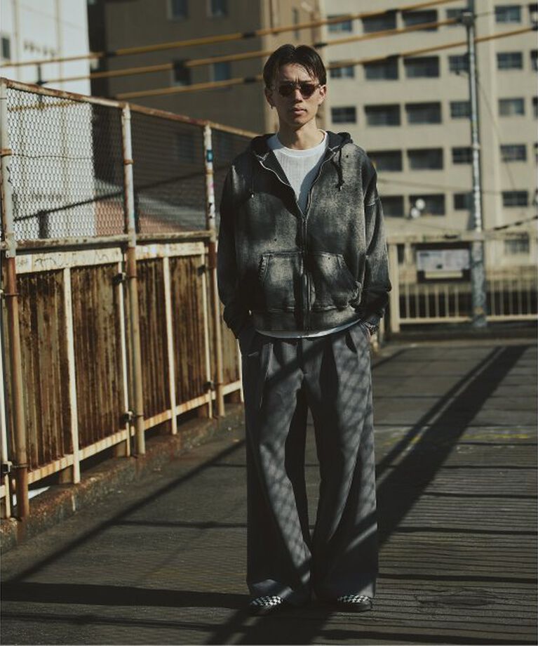 JOURNAL STANDARD「ベルテッド ワイドスラックスパンツ」|スラックス|