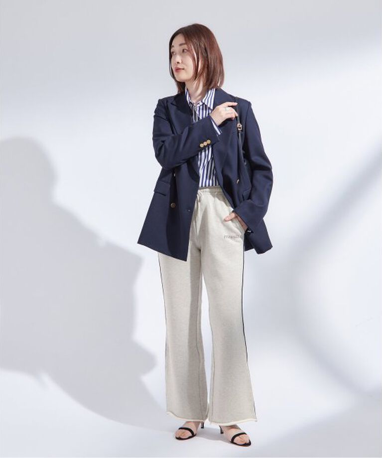 journal standard L'essage「《別注》【RUSSELL ATHLETIC】HIGH COTTON ラインパンツ：スウェットパンツ」|その他|