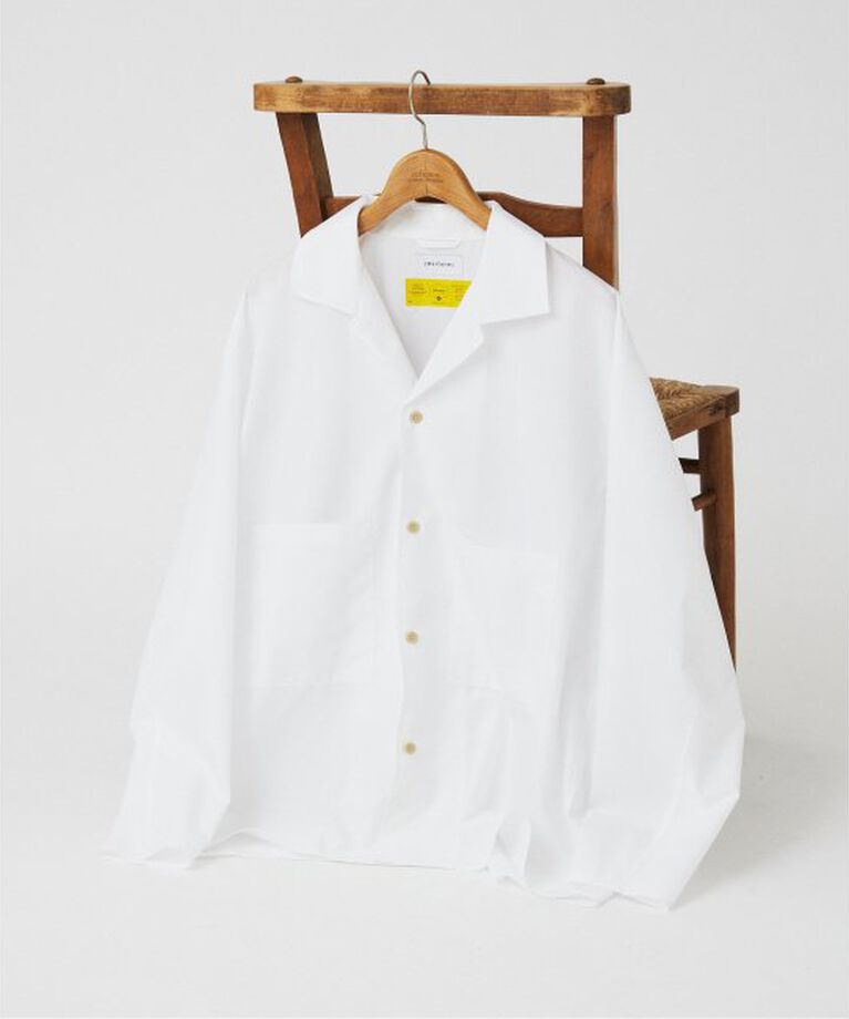 JOURNAL STANDARD relume「”UNIFORM” ユーティリティー オープンカラーシャツ」|シャツ・ブラウス|ホワイト